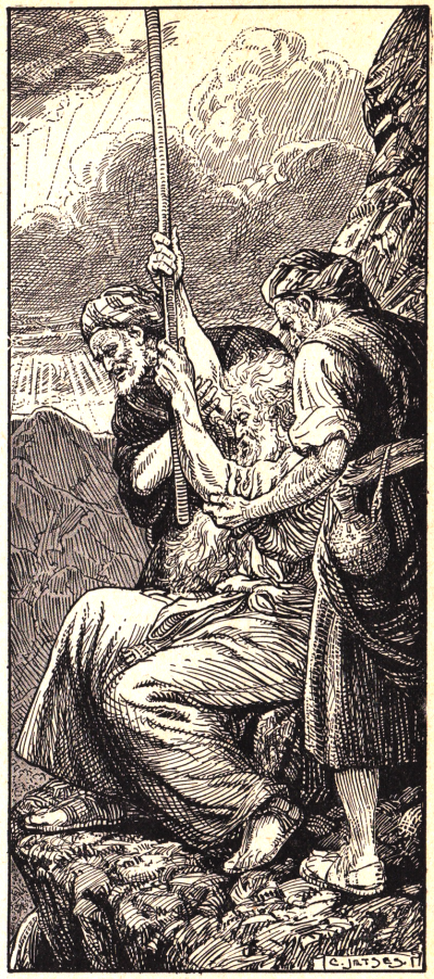 Mozes en Amalek (Cornelis Jetrses)